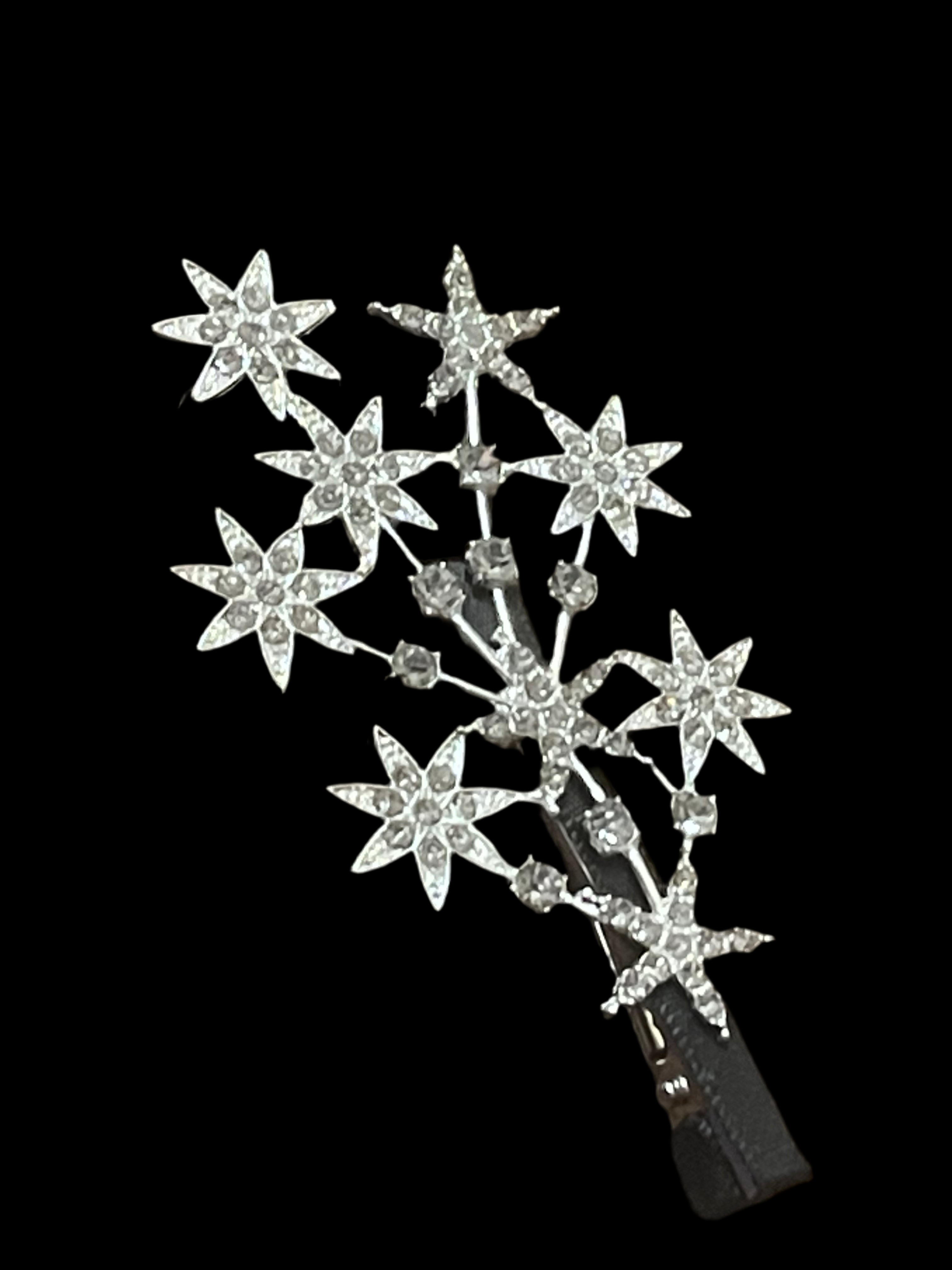 Shooting stars diamanté Crystal large hair clip