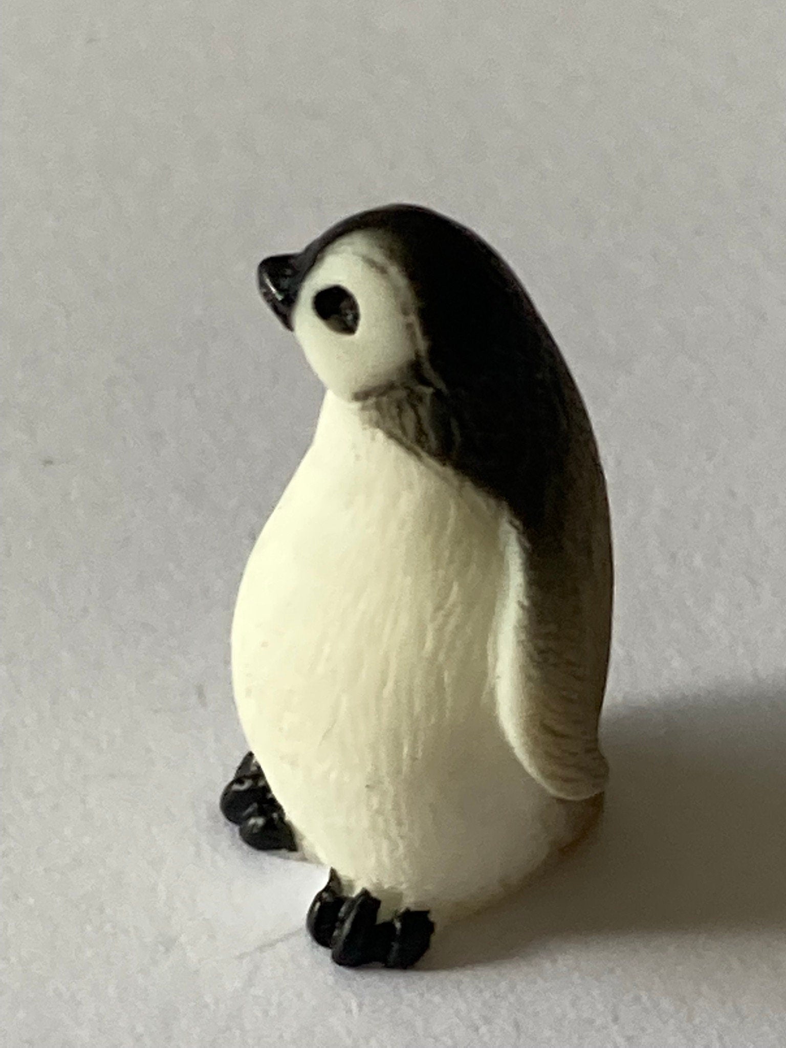 1 x miniature BABY PENGUIN cake toppers decoration Christmas big eyes