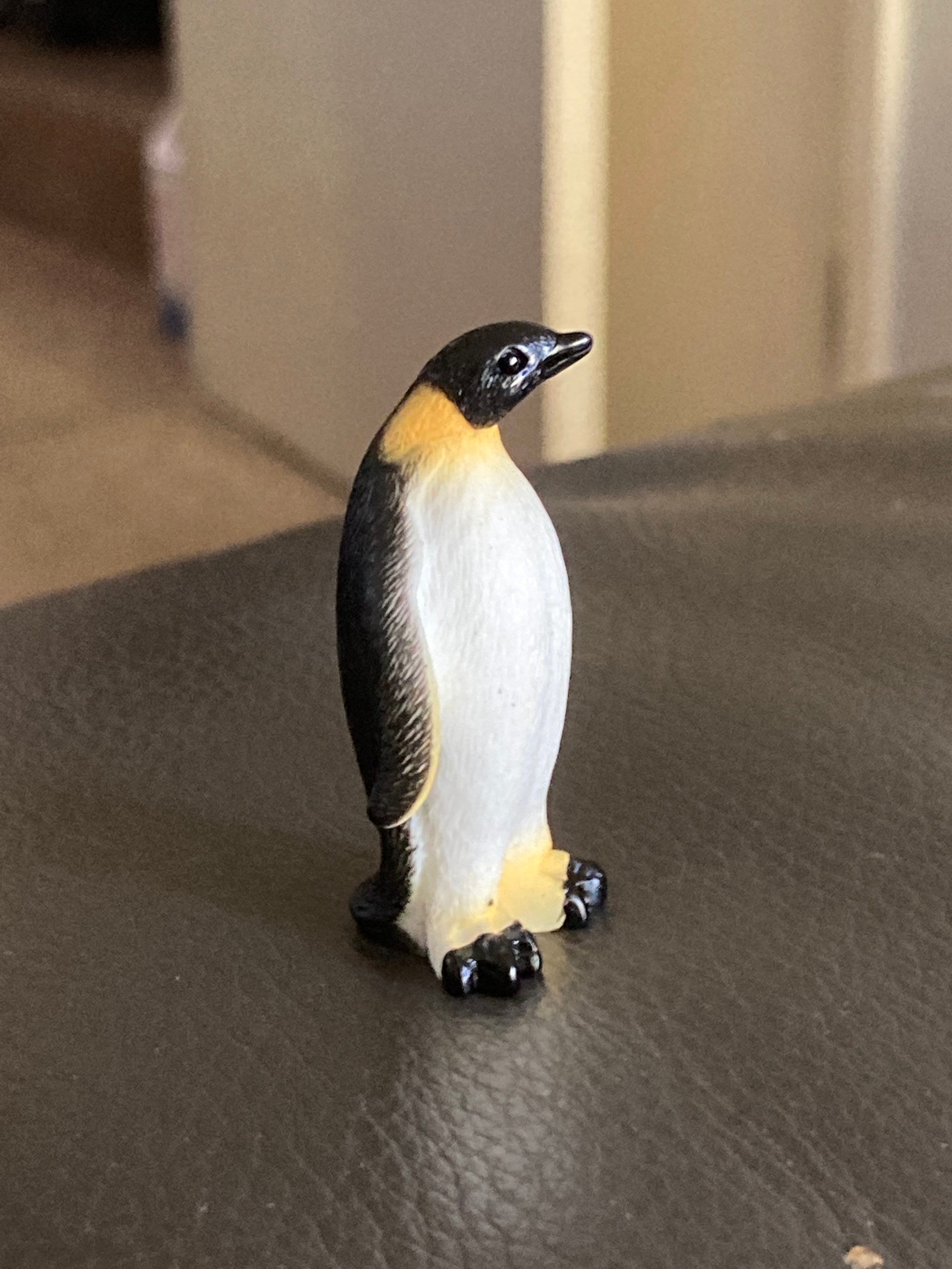 PENGUIN cake topper Christmas cake decoration looking right