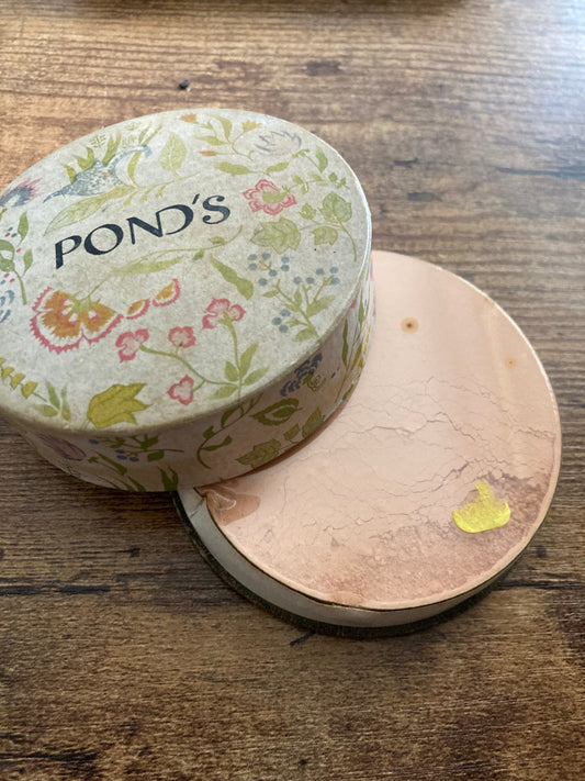 Vintage sealed box of PONDS face Powder shade Suntan Retro Cosmetics