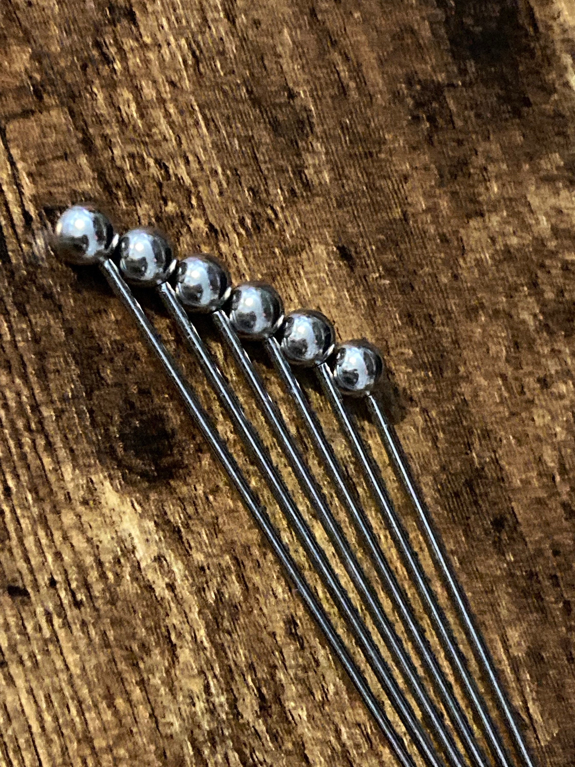 Replacement 6 pieces x stainless steel cherry and olive picks for vintage bar cocktail cabinet. You will receive 6 picks