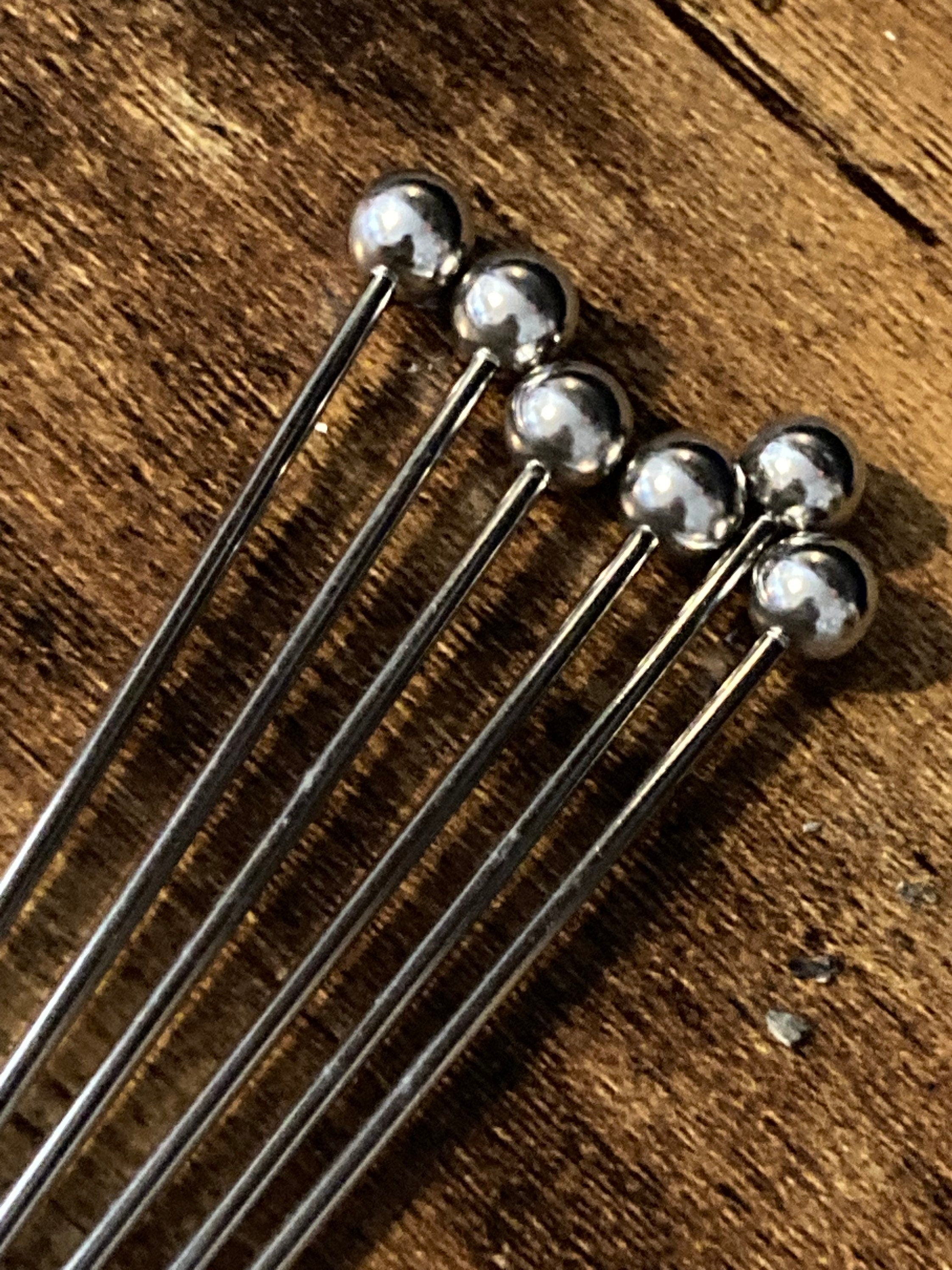 Replacement 6 pieces x stainless steel cherry and olive picks for vintage bar cocktail cabinet. You will receive 6 picks