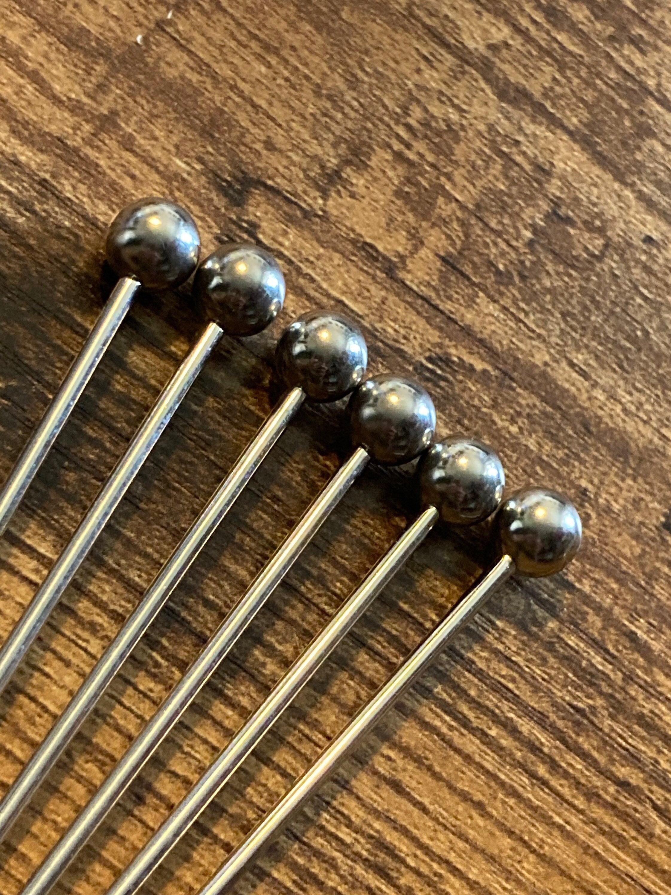 Replacement 6 pieces x stainless steel cherry and olive picks for vintage bar cocktail cabinet. You will receive 6 picks