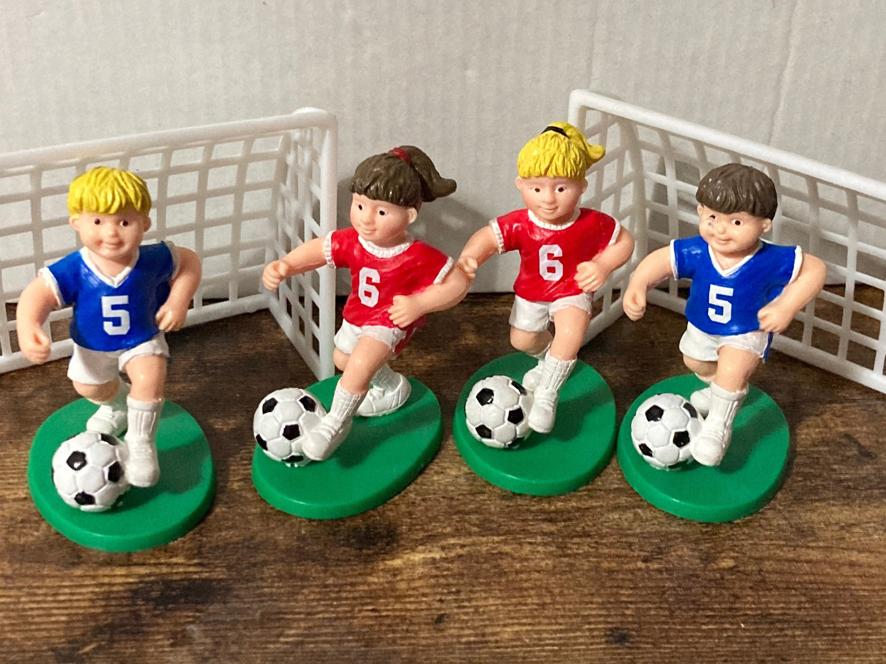 Women’s girls football cake topper decoration player and goal lionesses ladies