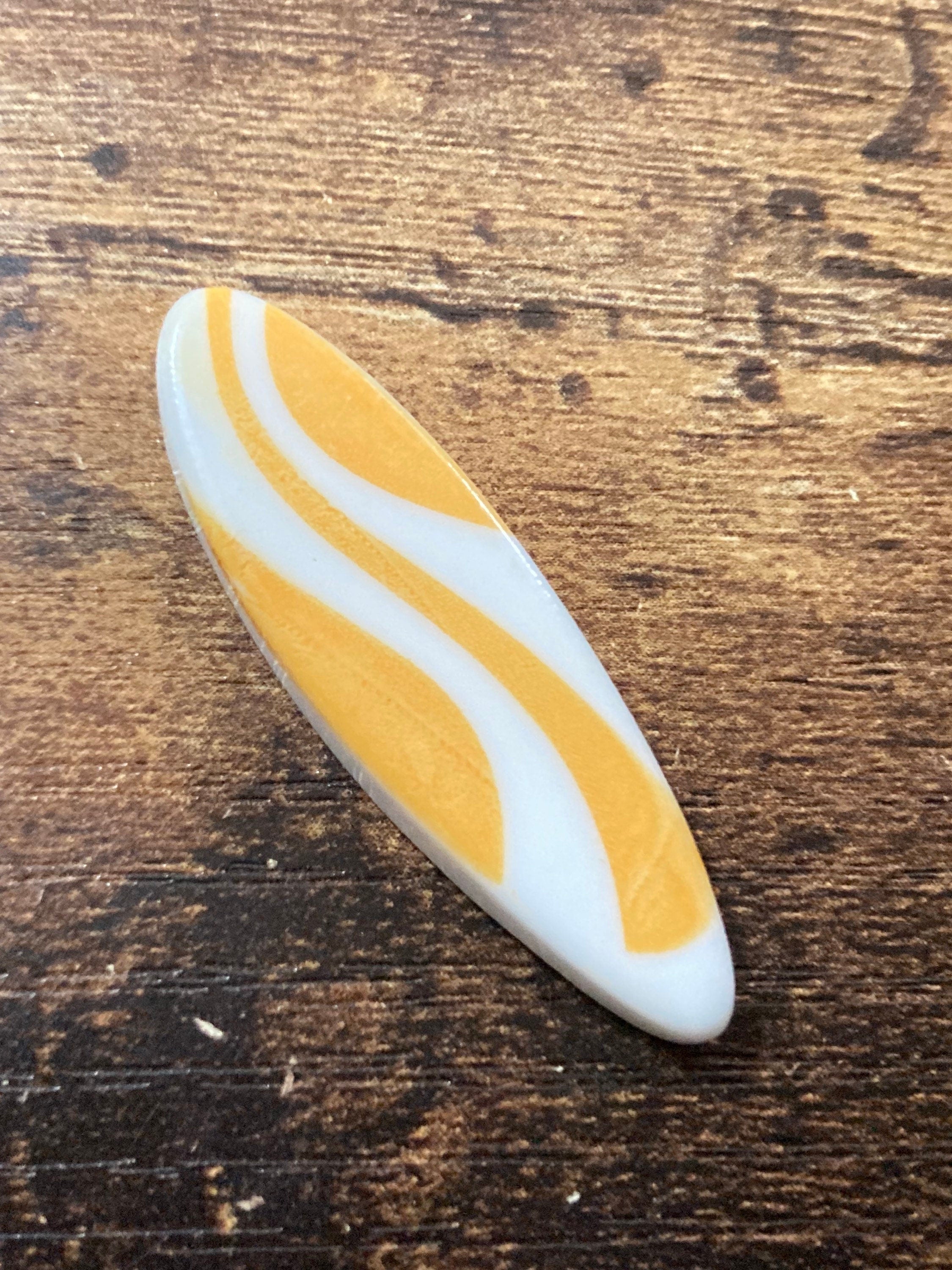 Miniature surfboard cake topper decoration 4.5cm seaside birthday