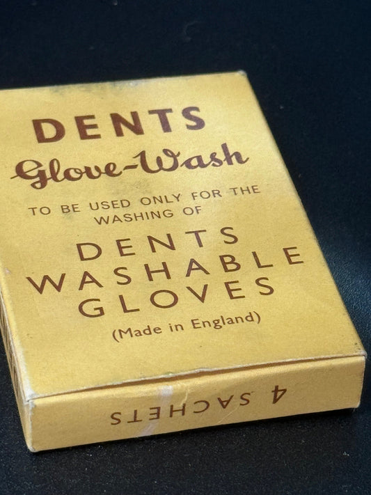 Vintage DENTS glove wash sachets for vintage gloves