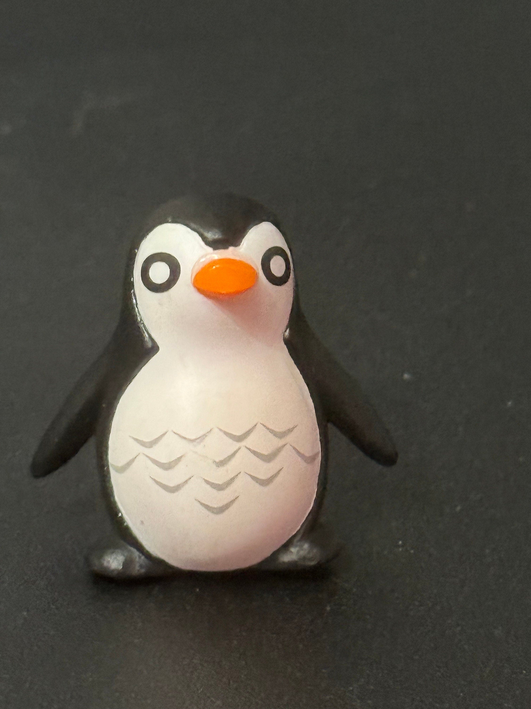 1 x miniature 2.5cm Adult PENGUIN cake topper decoration Christmas