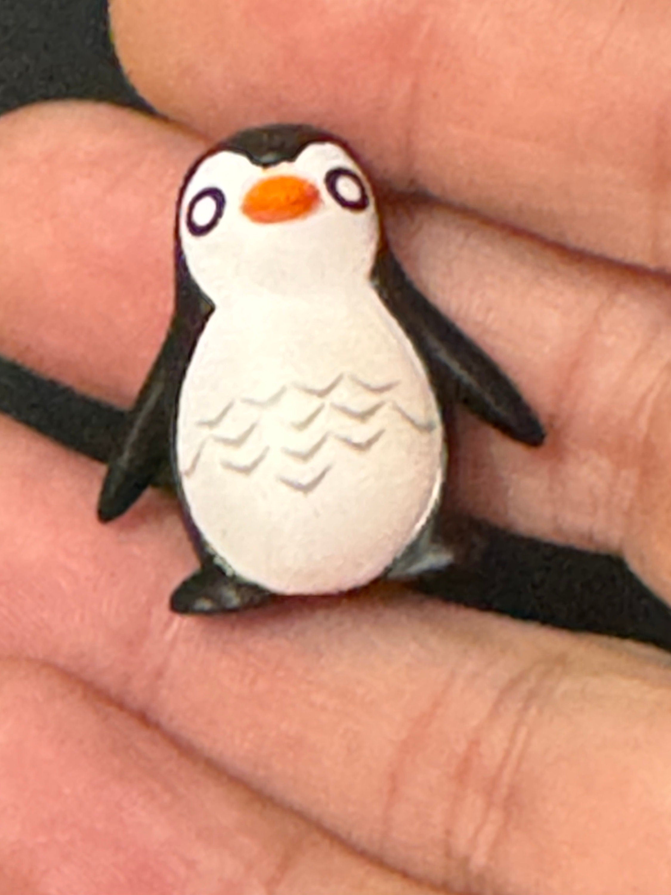 1 x miniature 2.5cm Adult PENGUIN cake topper decoration Christmas