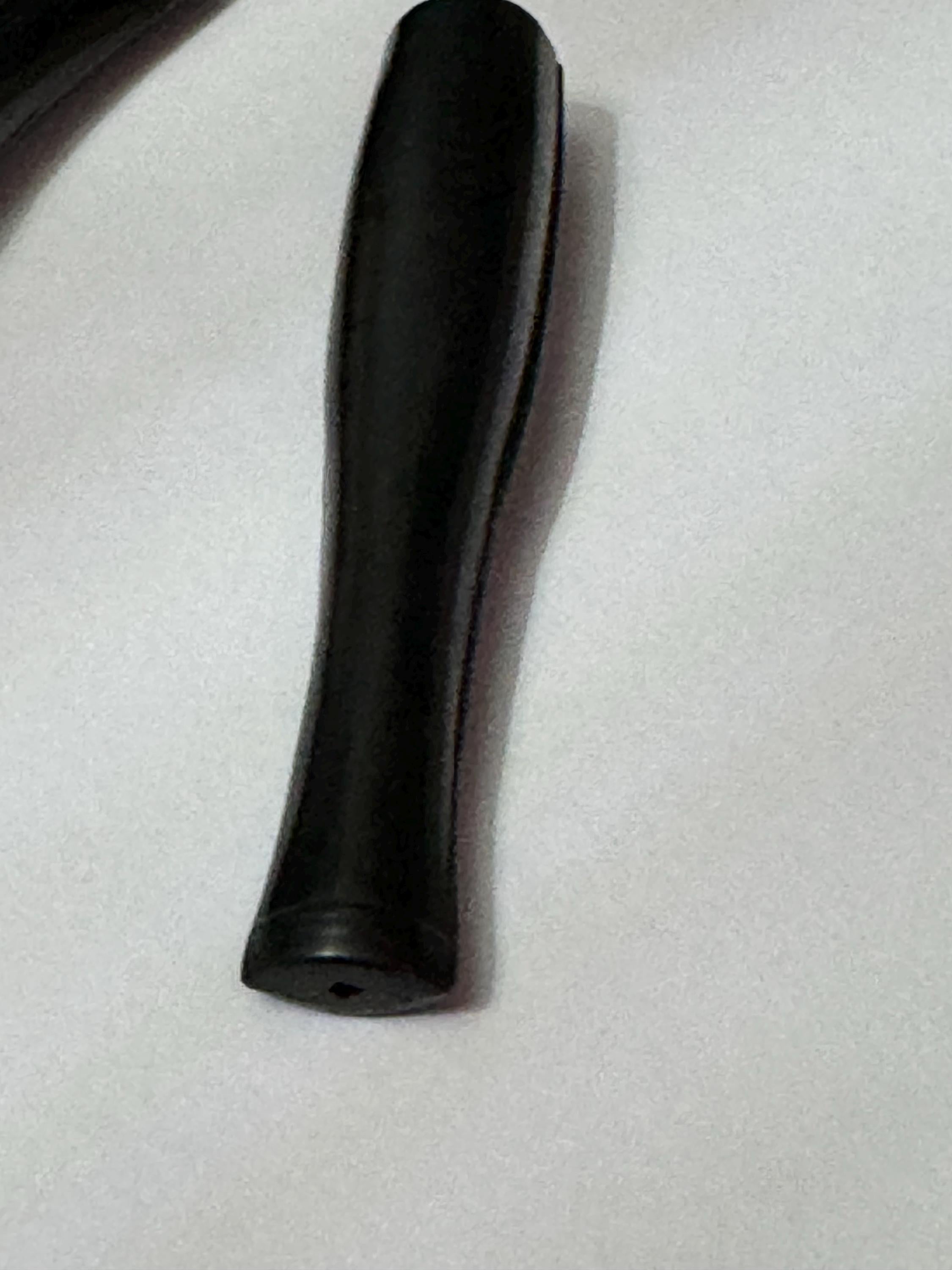 Long BLACK Cigarette Holder 8cm vulcanite