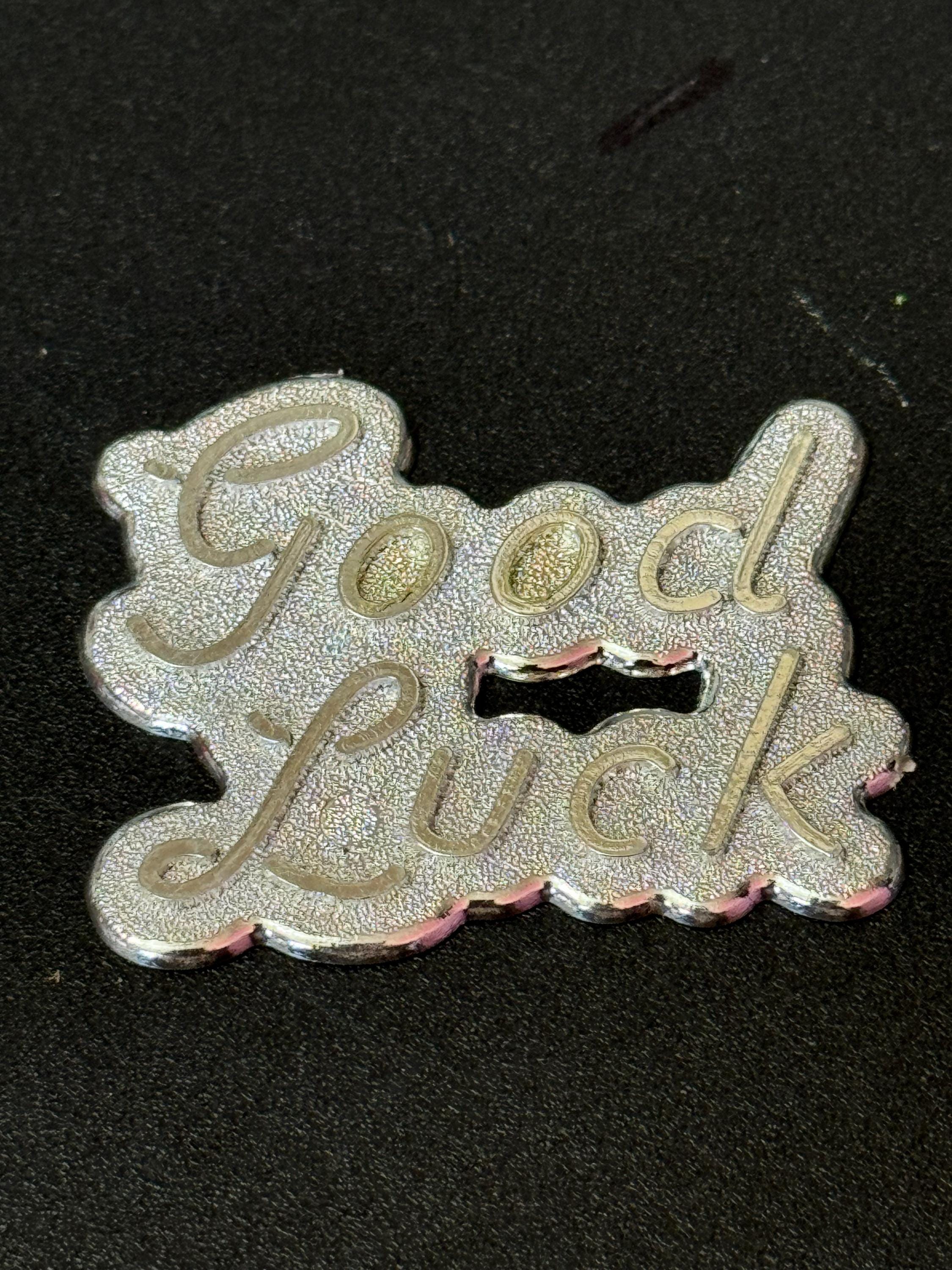 Vintage good luck Cake Decoration Topper reusable