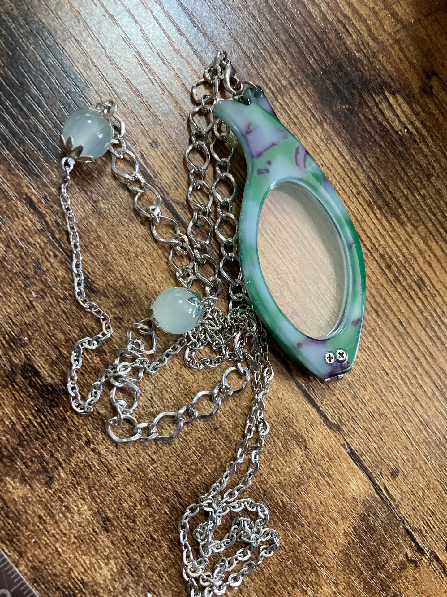 Folding cheap glasses necklace